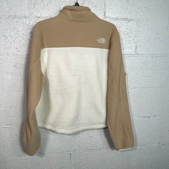The North Face Denali Sweatshirt, Khaki stone/G white/Purple cactus XL - Picture 6 of 9